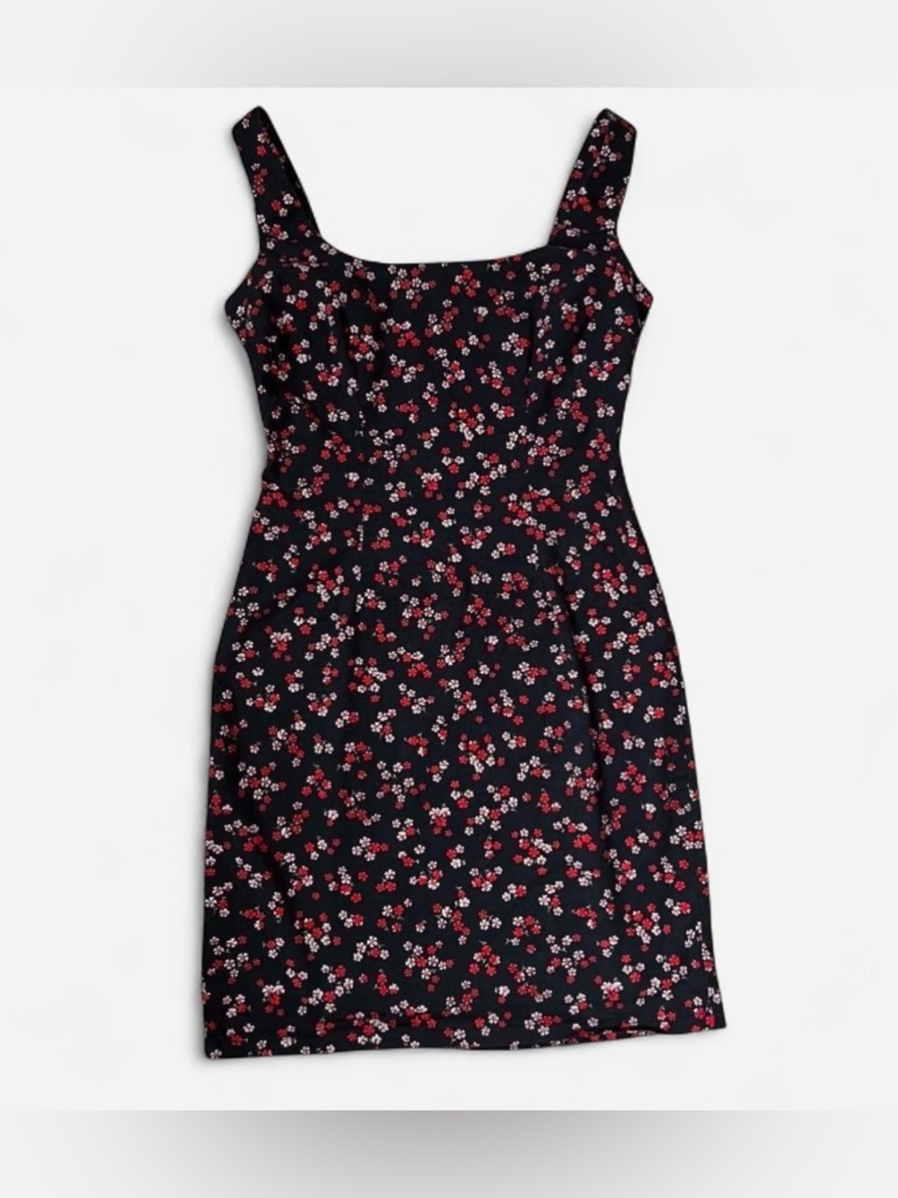 Moda International Black Floral Mini Dress